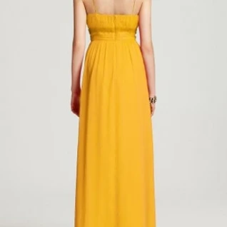Платье Aidan Mattox Yellow Shiffon Dress Размеры 40, 42