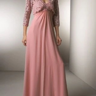 Платье с болеро Aspeed Pink Set Lond Dress Размер 48