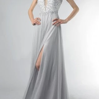 Платье Basix Tulle Open Back Gown Размер 42