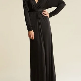 Платье BCBGMAXAZRIA Blouson Long Sleeve Gown Размер 42