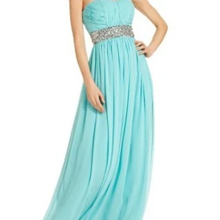 Платье Calvin Klein Tiffany Blue Yeweled Gown Размер 48