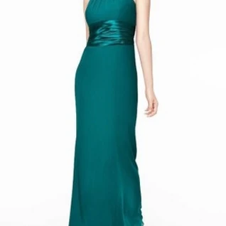 Платье Davids Bridal Teal empire gown Размер 48