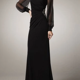 Платье Eliza J Evening Long Sleeve Gown Размеры 44,  46, 48