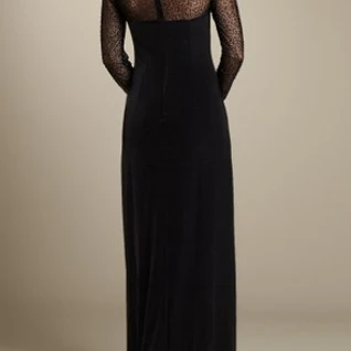 Платье Js boutique Black Dress Velour Gown Размеры 44, 46, 48