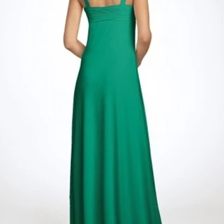 Платье Js boutique Chiffon halter dress emerald green Размер 46