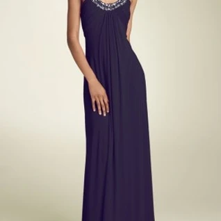 Платье Js boutique Chiffon halter dress plum Размер 42