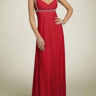 Платье Js boutique Chiffon halter dress red Размер 44