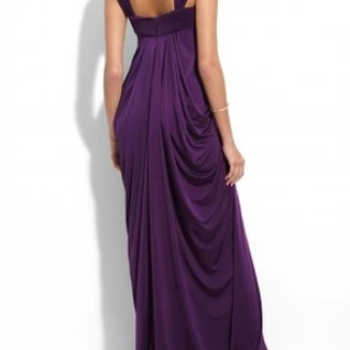Платье Js boutique Draped Jersey Dress Plum Размеры 44, 46