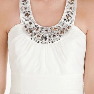 Платье Laundry by Shelli Segal White Drop Dress Размер 44