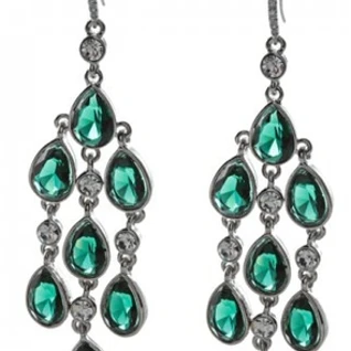 Серьги ABS by Allen Schwartz Faceted Chandelier Earrings