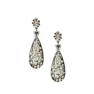 Серьги Amrita Singh Jewelry Gun metall Drop Earnings