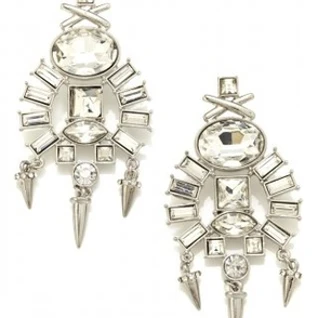 Серьги OLIVIA WELLES Geometric Spike Drop Earrings