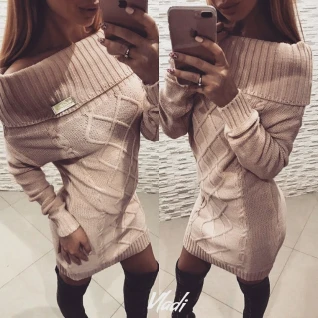 Шерстяное платье 