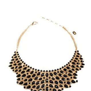 Колье Amrita Singh Jewelry Black/Green/Blue  Necklace