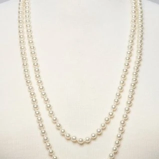 Колье Sarah Coventry Faux Pearl Necklace Long VTG