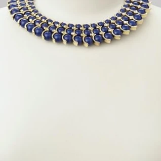 Колье Top It Off Navy Brogan Necklace