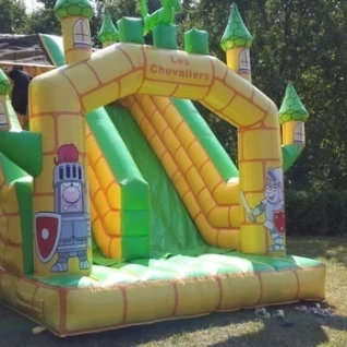 Надувной батут Горка Крепость