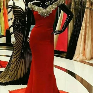 Вечернее платье Tarik Ediz Blue Queen