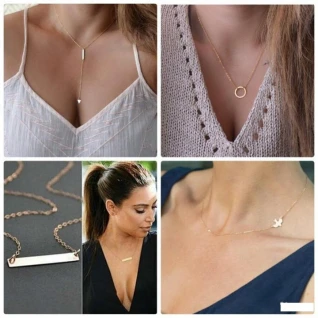 Колье женские на шею стильные оригинальные