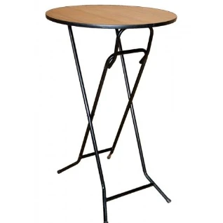 Стол коктейльный, Ø70 см, коричневый