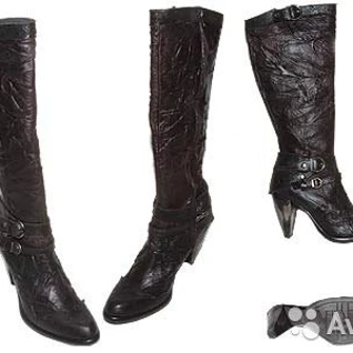 Кожаные сапоги new rock 