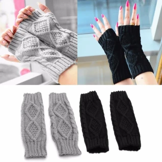 Митенки женские на руки перчатки вязаные
