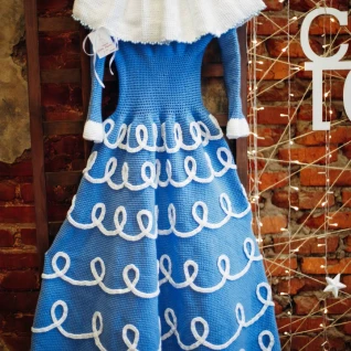 Платья вечерние вязаные