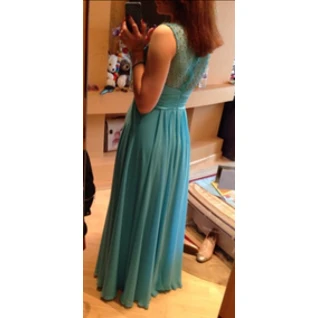 Вечернее платье Голубая лагуна