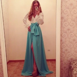 Платье в пол