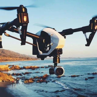 Профессиональный квадрокоптер DJI Inspire 1