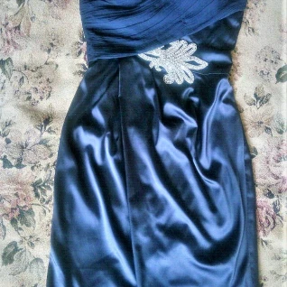 Тёмно-синие вечернее / коктельное платье