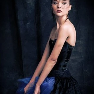 Костюм для фотосессии: Кабарэ синее. Размеры 42, 50