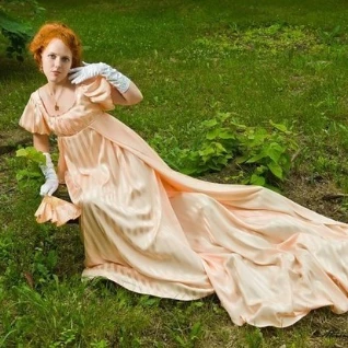 Исторический костюм для фотосессии: Платье в стиле Ампир. Размер 44