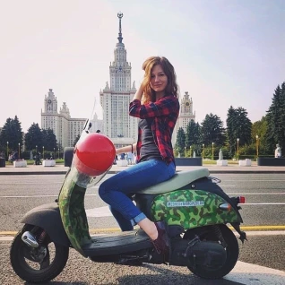 Ретро Мопед