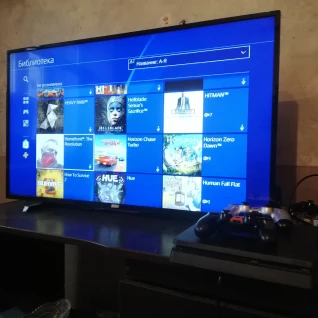 Ps4 Super Slim с играми + ТВ 43 дюйма