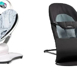 Электрокачели Mamaroo 4.0 + Шезлонг BabyBjorn