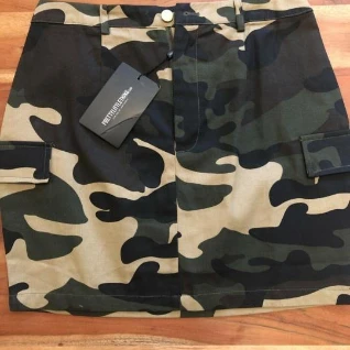 Женская юбка милитари камуфляжная военная