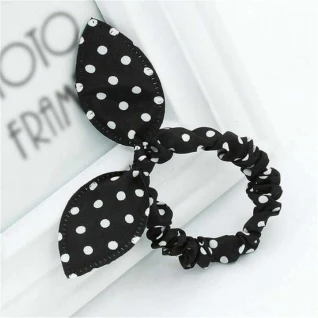 Резинки винтажные женские в горошек