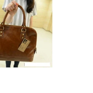 Сумка коричневая женская кожаная