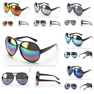 Очки солнцезащитные летние с цветными стеклами