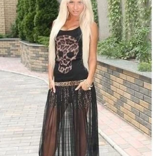 Женская юбка в пол длинная с шортами