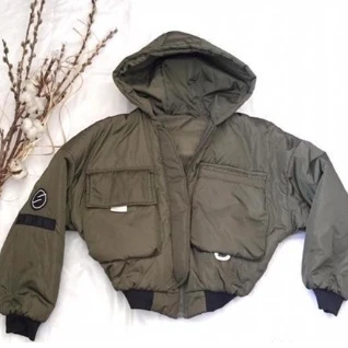 Куртка бомбер хаки