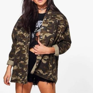 Женская ветровка милитари