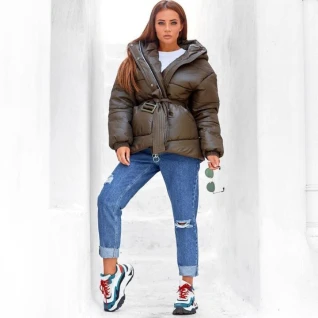 Куртка хаки зеленая