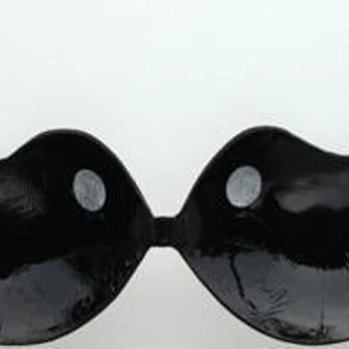 Черный бюстгалтер на липучках