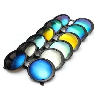 Очки круглые женские зеленые