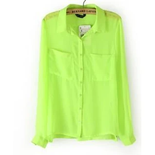 Женская рубашка шифоновая