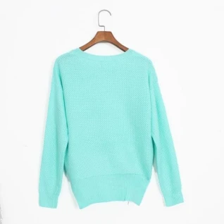 Женский свитер вязаный джемпер свитшот