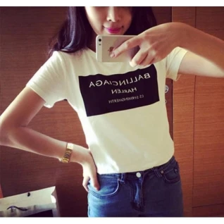 Футболка черная белая женская