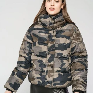 Куртка хаки пуховик бомбер пилот